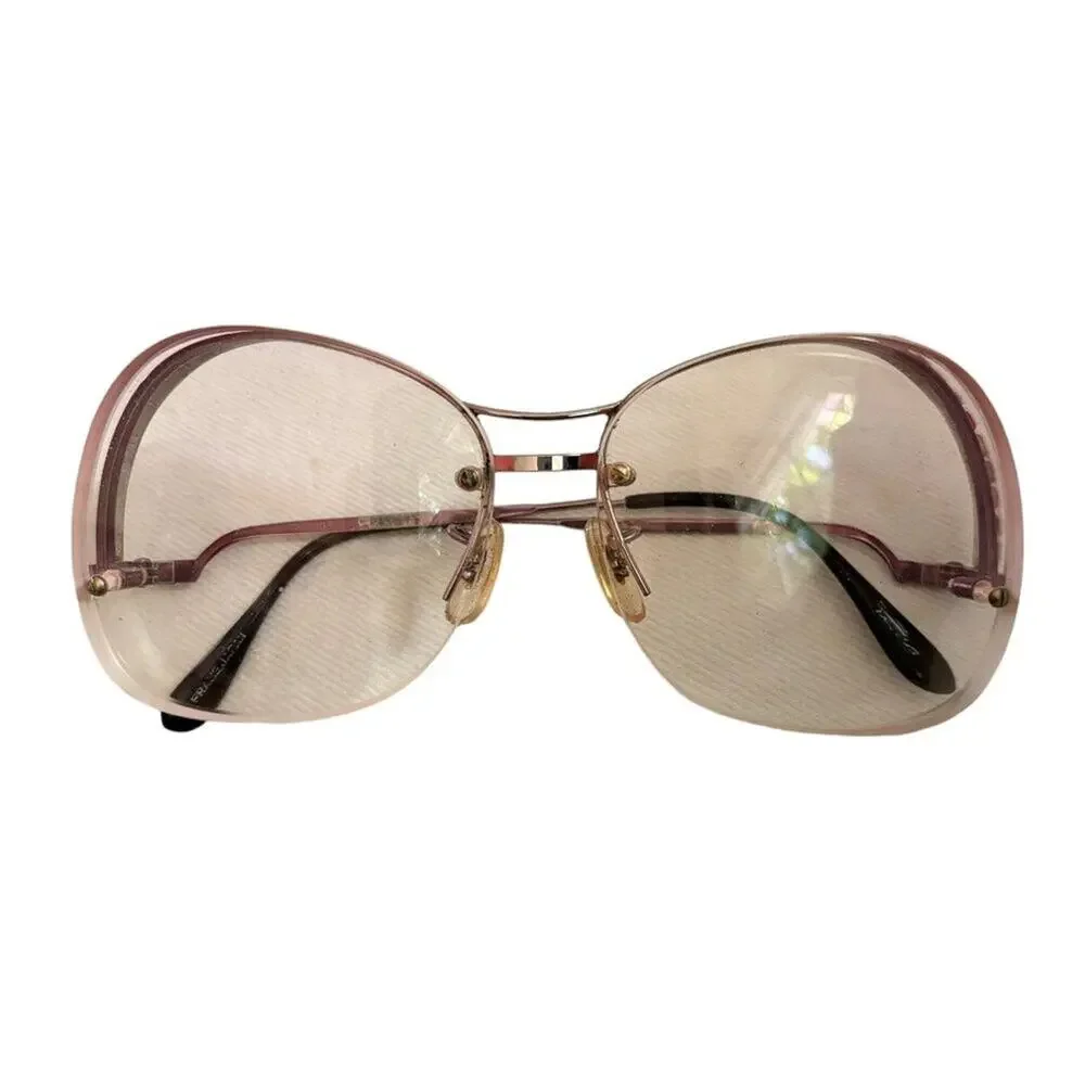 VTG TURA Half Rim Glasses Frames 70s 80s Made in Japan